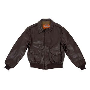 Cooper Type A-2 Goatskin Leather Vintage Bomber Flight Jacket Air Force